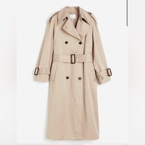 DOUBLE-BREASTED TRENCH COAT